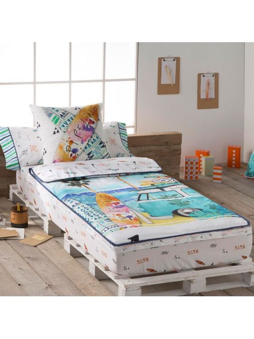 Funda Nordica Cama 220X240 Cm Playa Paisajes Paisaje Lavable En La